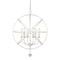 Z-Lite Tull 6 Light Chandelier, Matte White 458-24MW - alternate 3